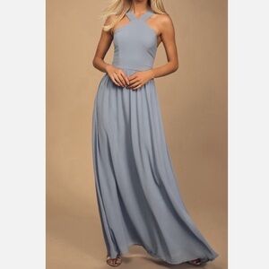 NWT Air of Romance Light Blue Maxi Dress
Lulus